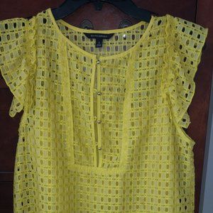 Yellow Banana Republic Top
